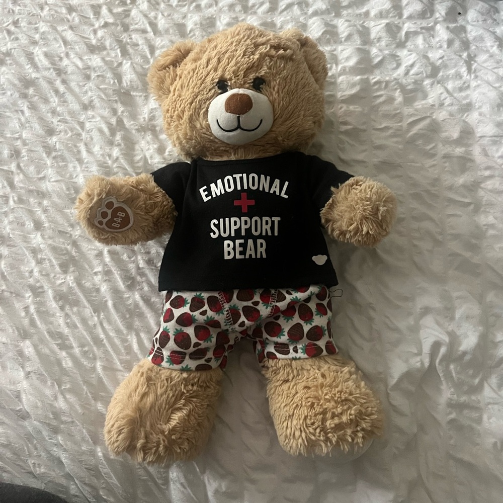 emotional support build-a-bear stuffed animal